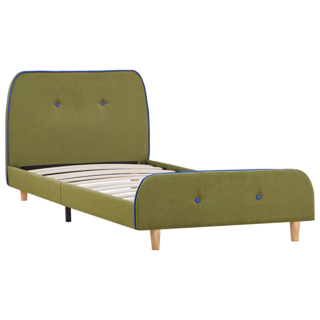 Giroletto senza Materasso Verde in Tessuto 90x200 cm