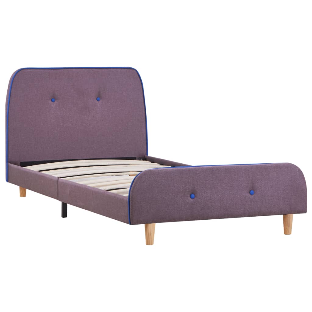 Giroletto senza Materasso Tortora 90x200 cm in Tessuto