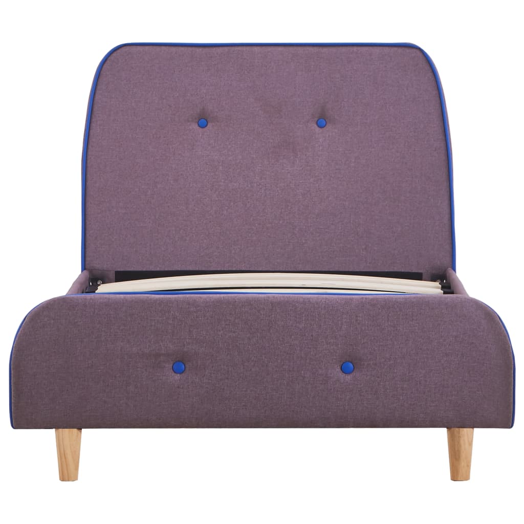 Giroletto senza Materasso Tortora 90x200 cm in Tessuto