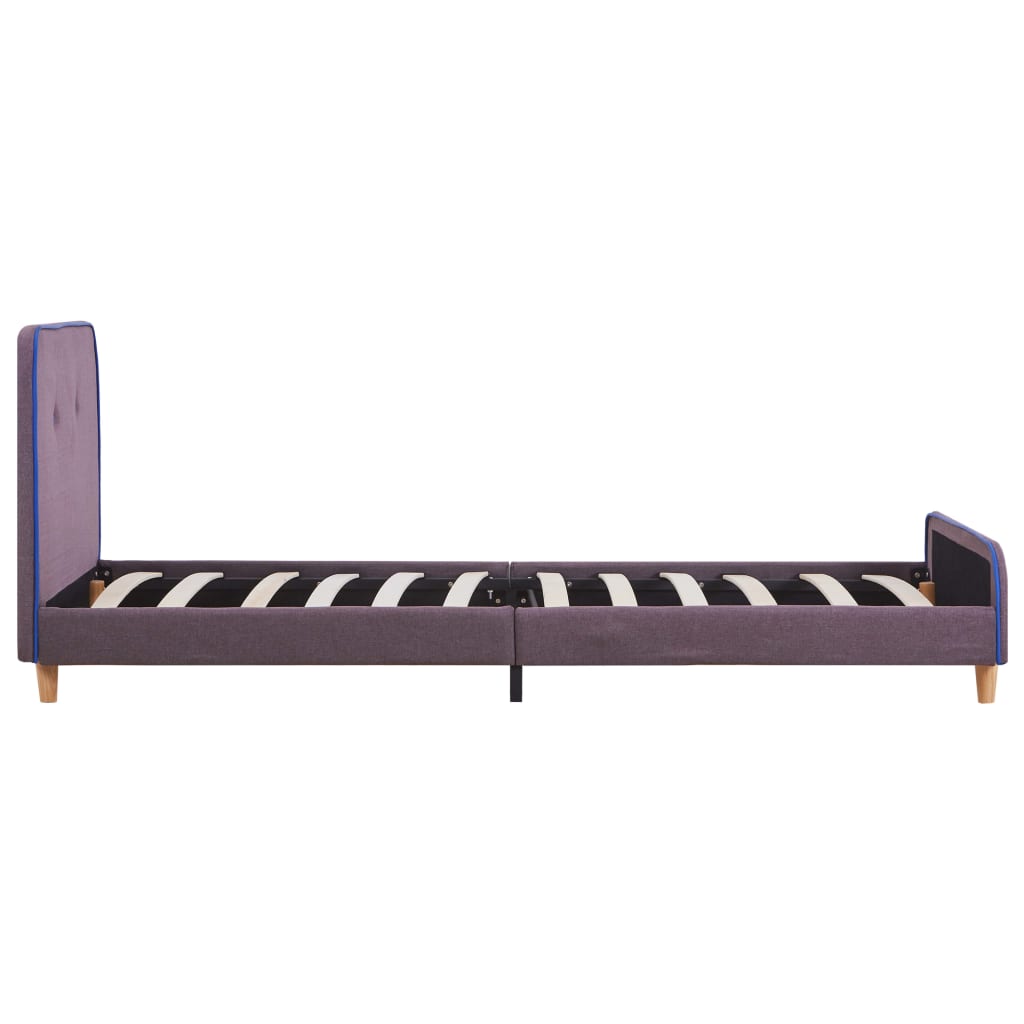 Giroletto senza Materasso Tortora 90x200 cm in Tessuto
