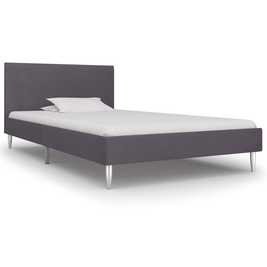 Giroletto senza Materasso Grigio 90x200 cm Tessuto