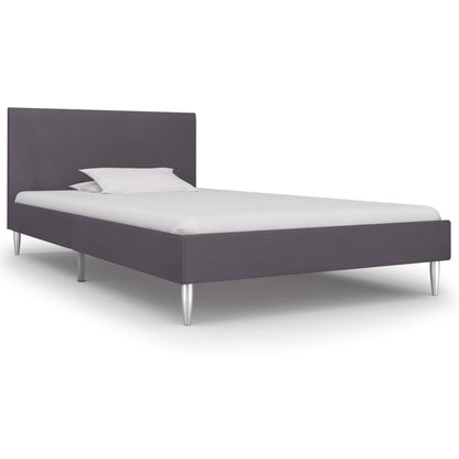 Giroletto senza Materasso Grigio 90x200 cm Tessuto