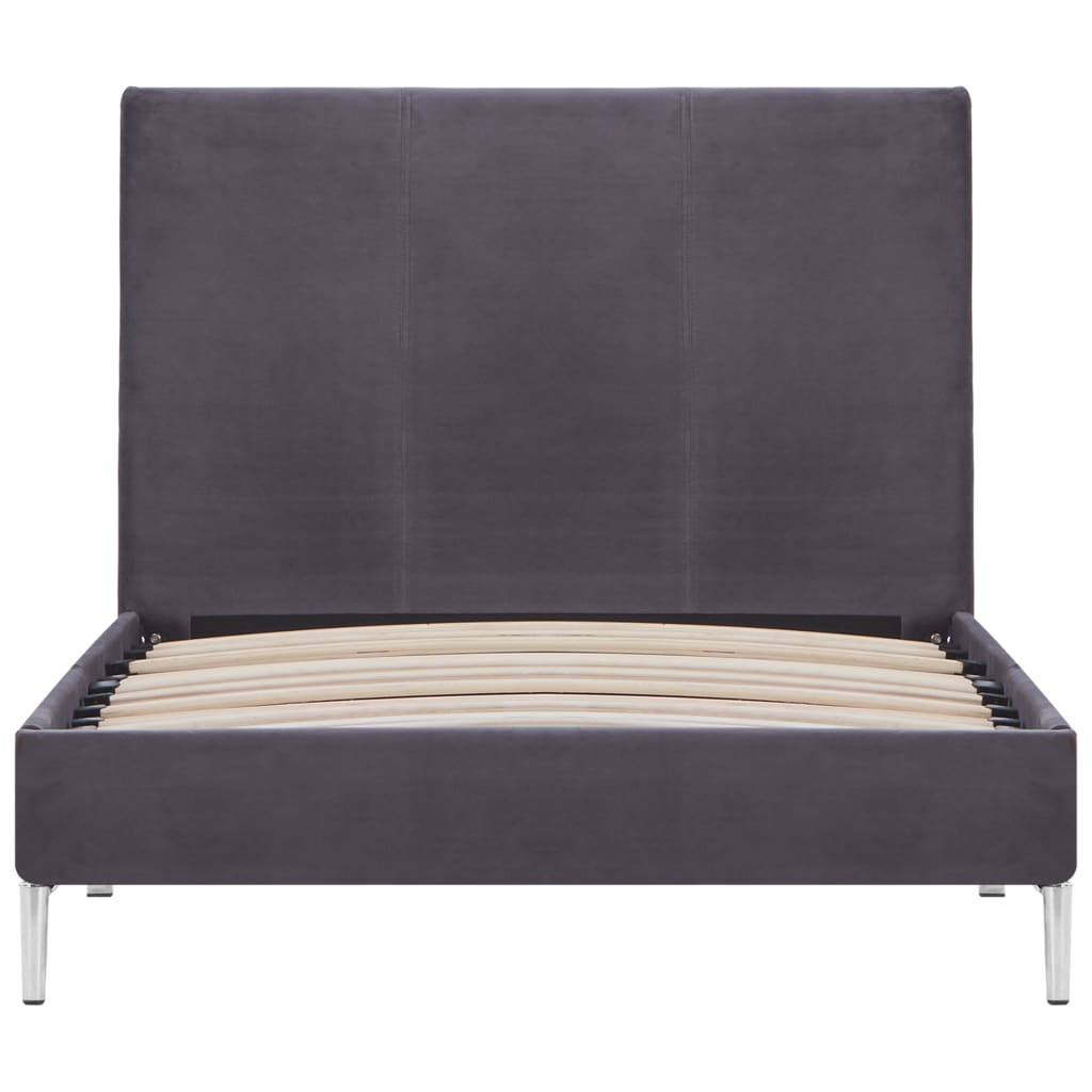 Giroletto senza Materasso Grigio 90x200 cm Tessuto