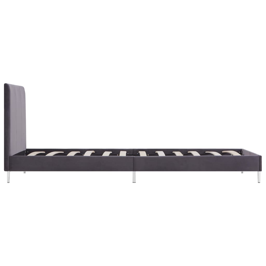 Giroletto senza Materasso Grigio 90x200 cm Tessuto