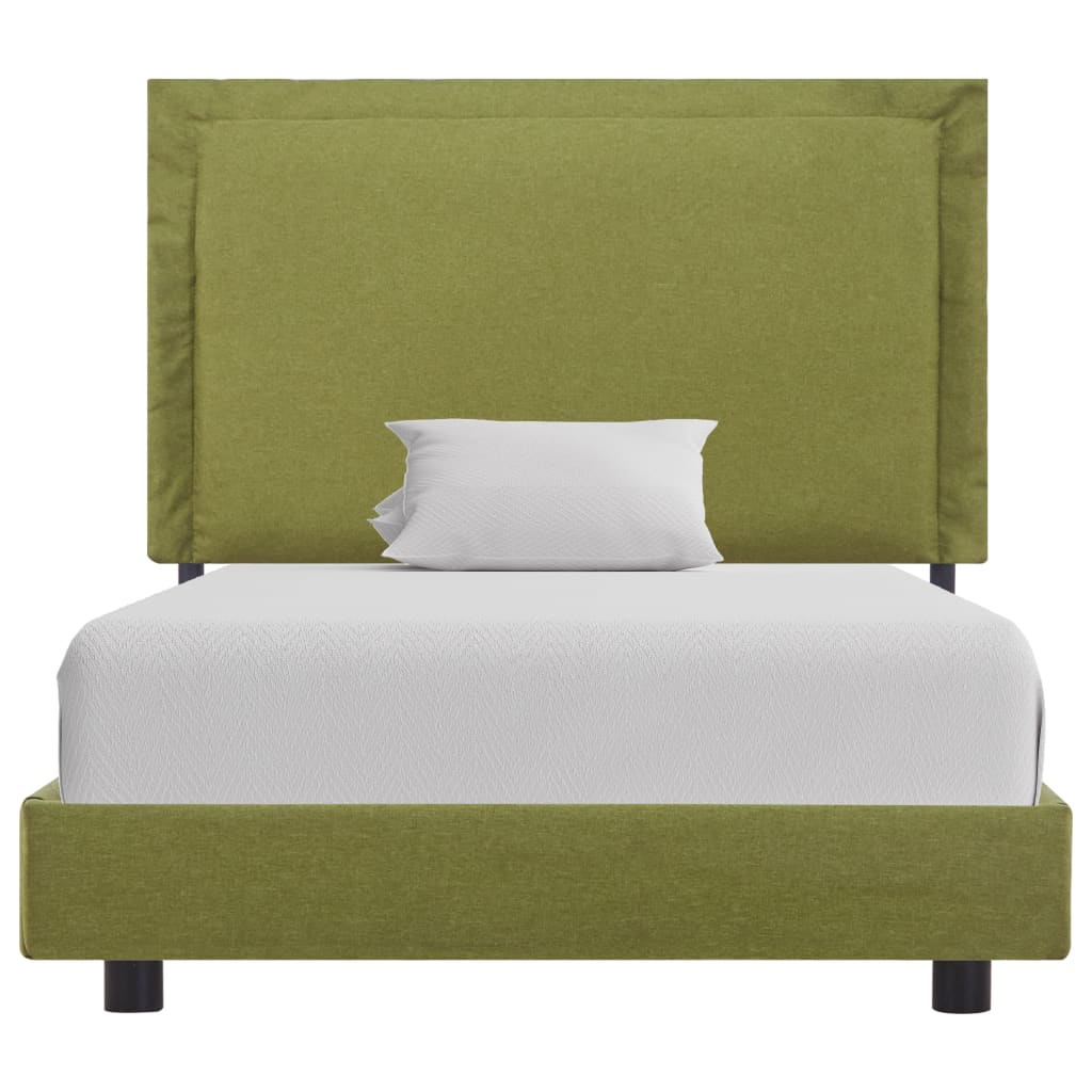 Giroletto senza Materasso Verde in Tessuto 90x200 cm