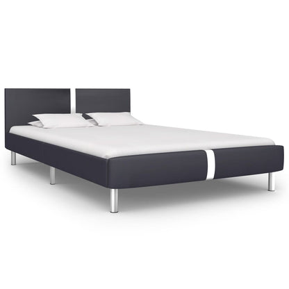 Giroletto senza Materasso Nero in Similpelle 135x190 cm
