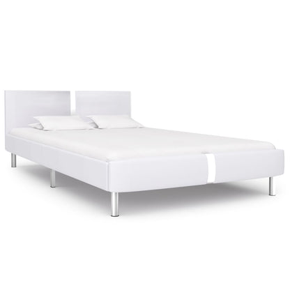 Giroletto senza Materasso Bianco in Similpelle 135x190 cm