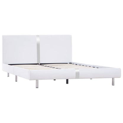 Giroletto senza Materasso Bianco in Similpelle 135x190 cm