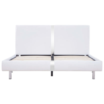 Giroletto senza Materasso Bianco in Similpelle 135x190 cm
