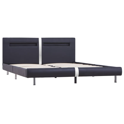 Giroletto con LED senza Materasso Nero 150x200 cm