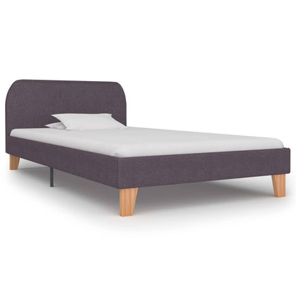 Giroletto senza Materasso Tortora 90x190 cm in Tessuto