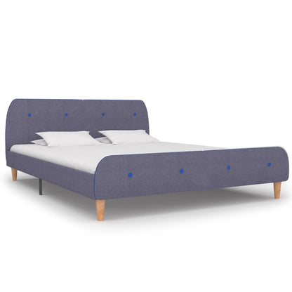 Giroletto senza Materasso Grigio Chiaro 150x200 cm in Tessuto