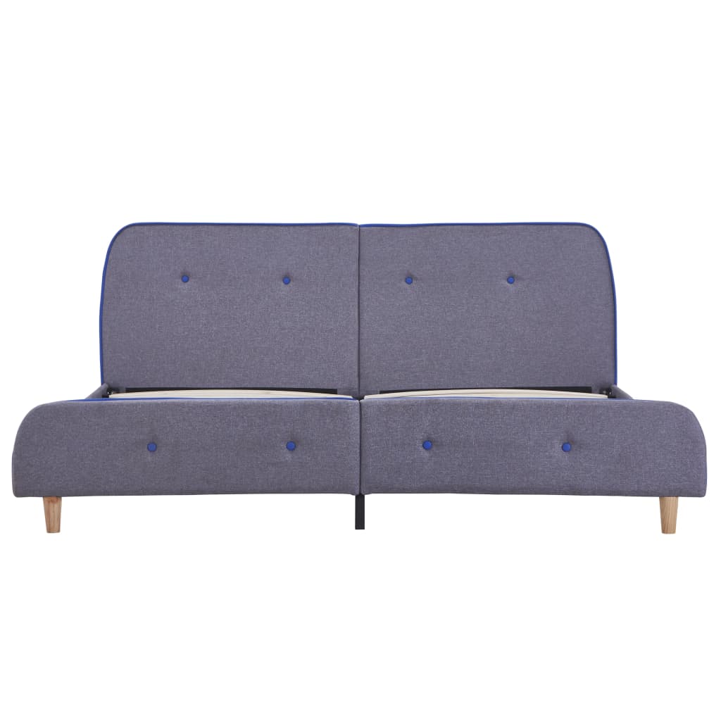 Giroletto senza Materasso Grigio Chiaro 150x200 cm in Tessuto