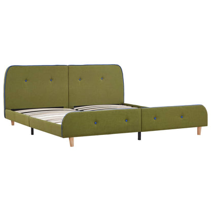 Giroletto senza Materasso Verde 150x200 cm in Tessuto