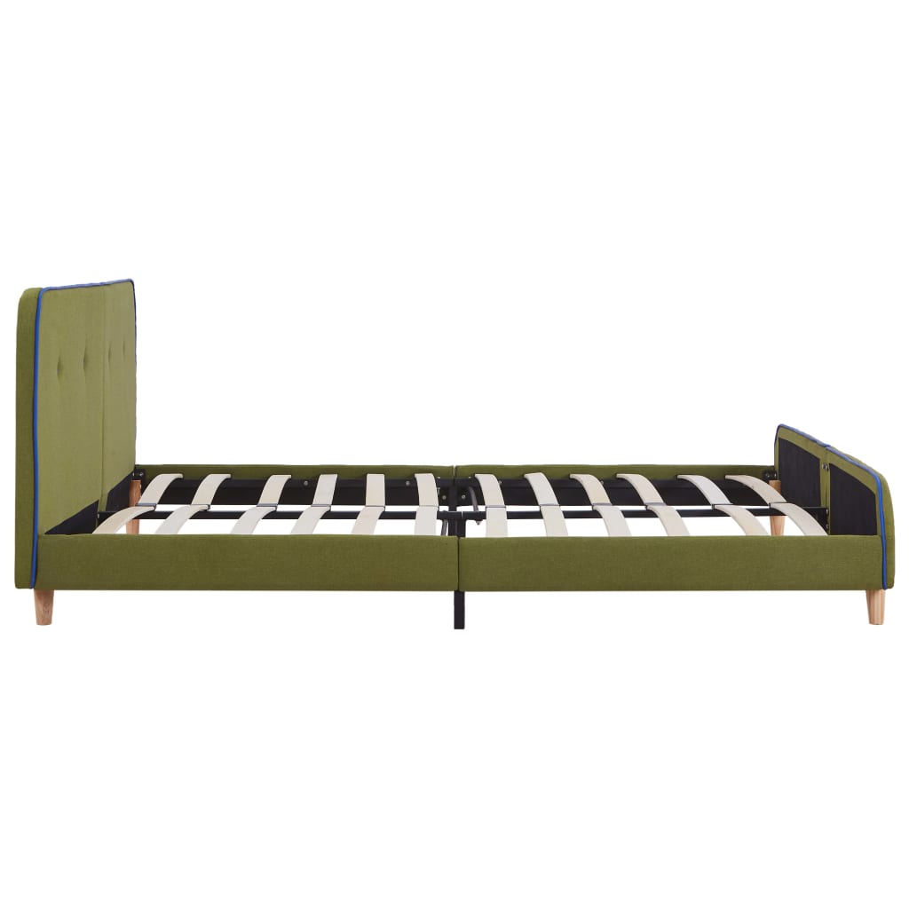 Giroletto senza Materasso Verde 150x200 cm in Tessuto