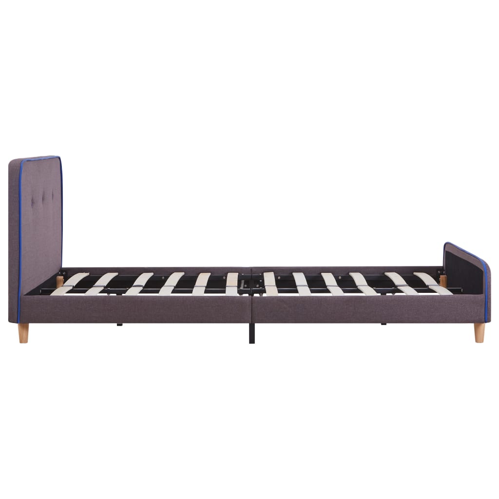 Giroletto senza Materasso Tortora 120x190 cm in Tessuto