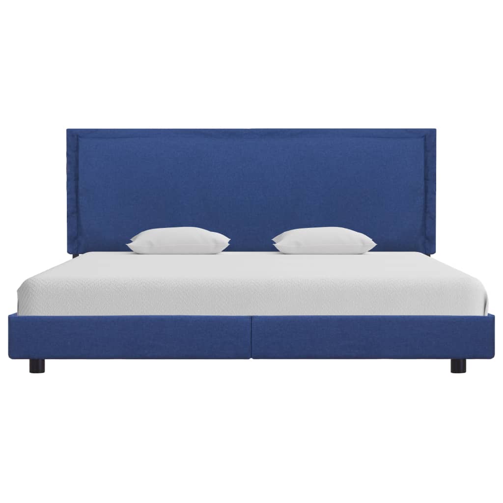 Giroletto senza Materasso Blu 150x200 cm in Tessuto