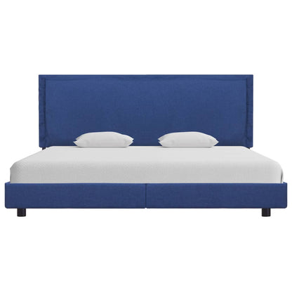 Giroletto senza Materasso Blu 150x200 cm in Tessuto