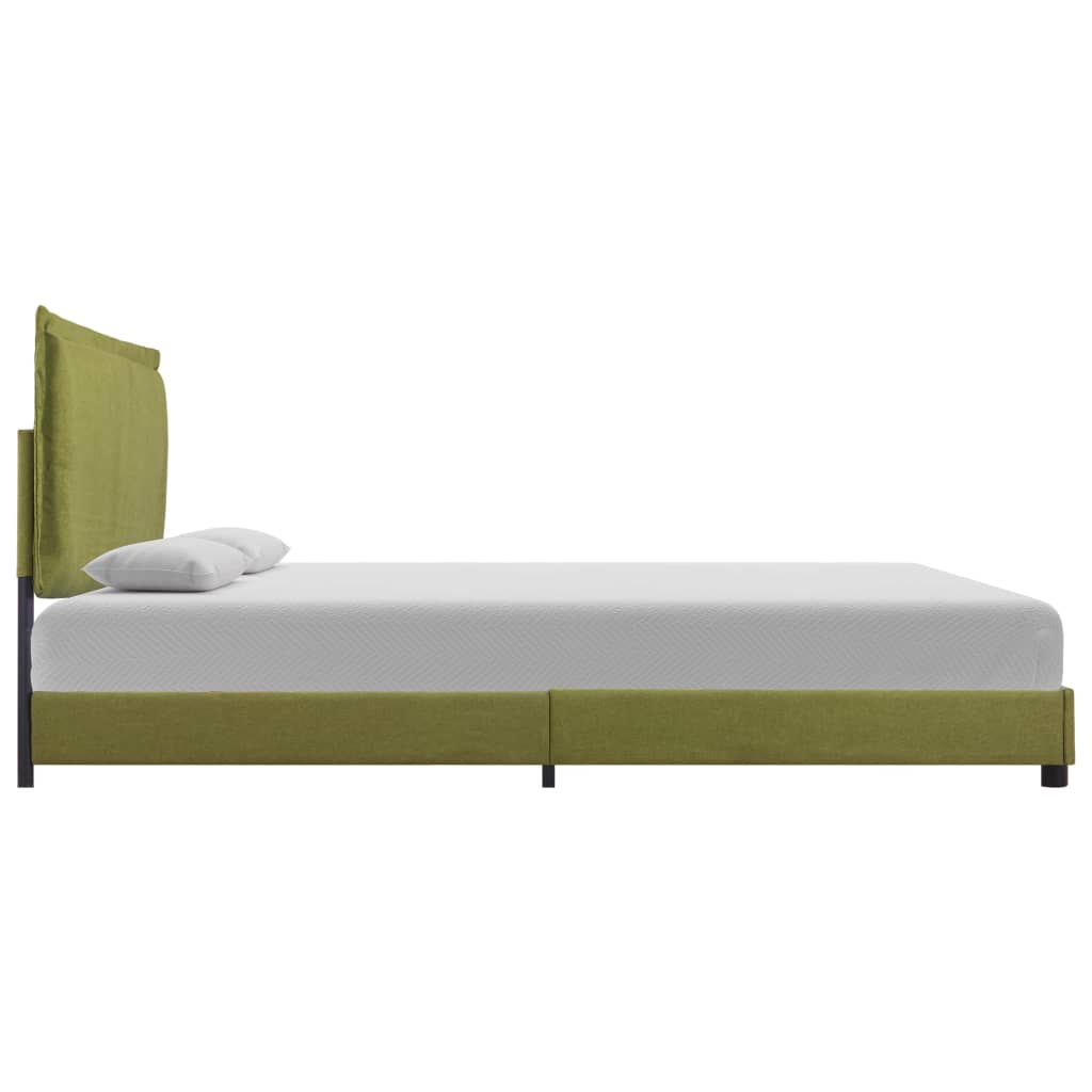 Giroletto senza Materasso Verde 135x190 cm in Tessuto
