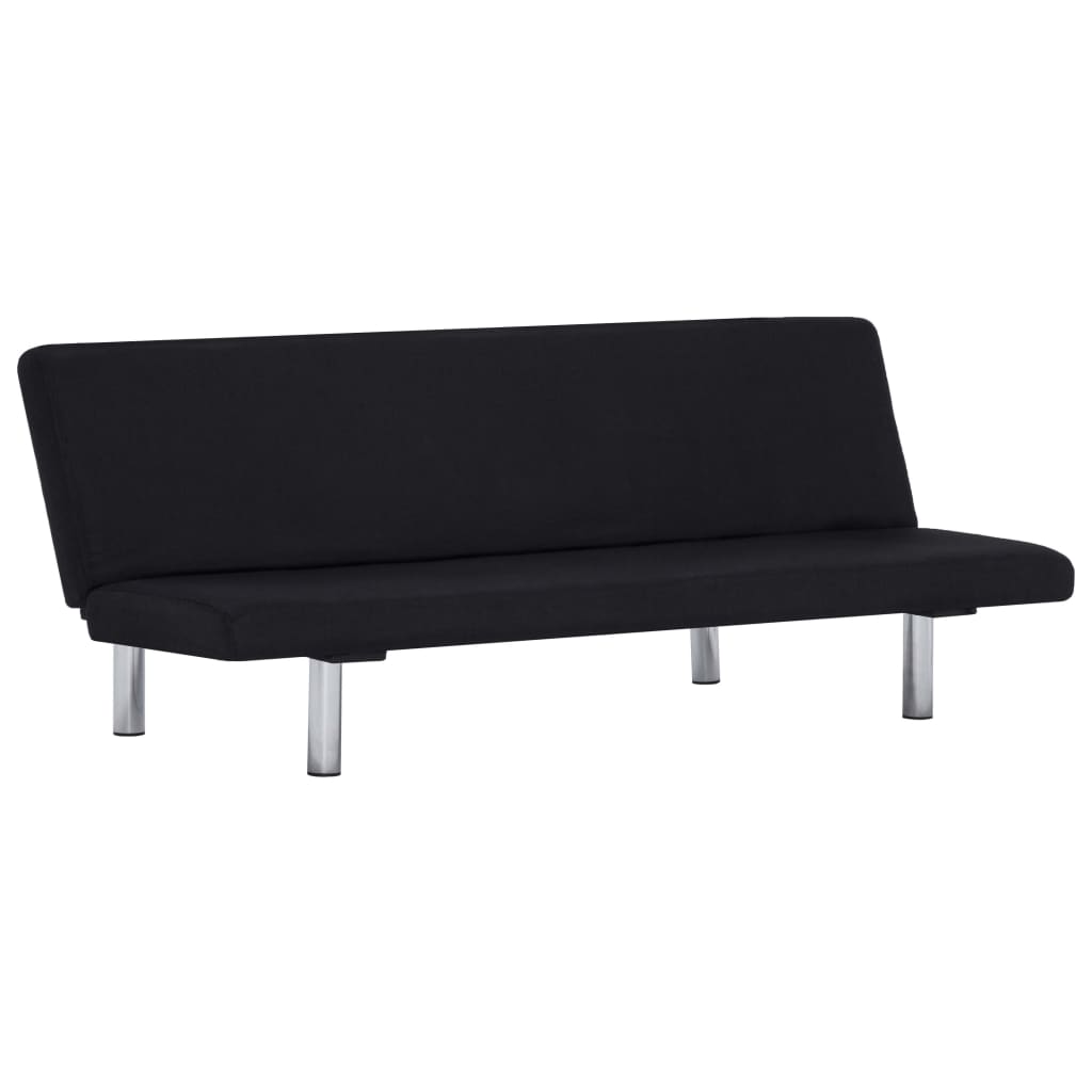 Divano Letto Nero in Poliestere