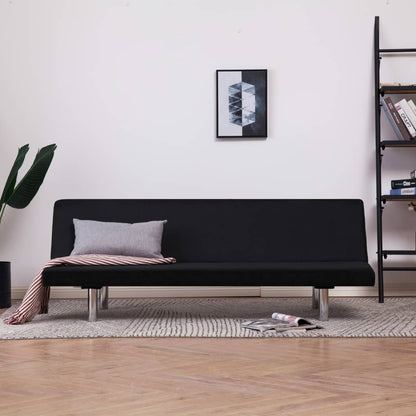 Divano Letto Nero in Poliestere
