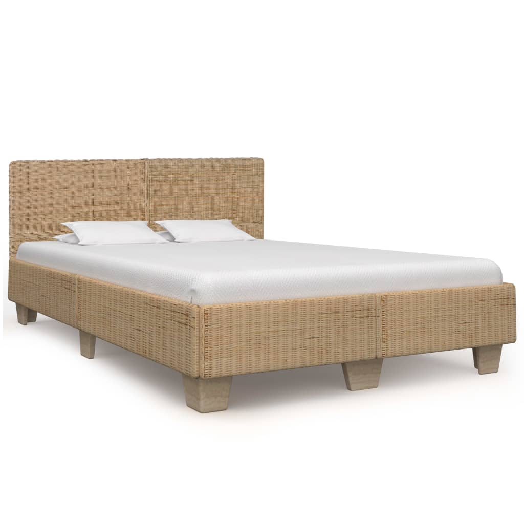 Giroletto con Testiera senza Materasso 140x200 cm Vero Rattan