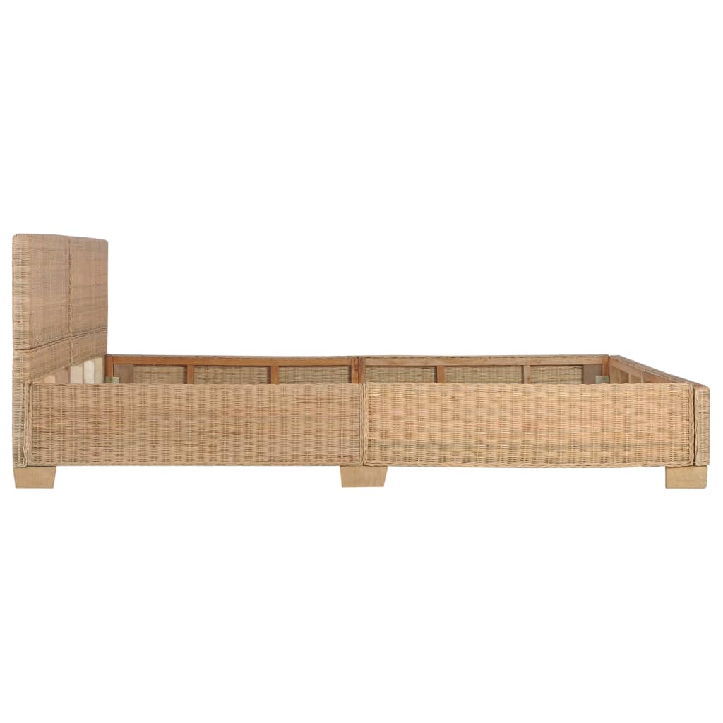 Giroletto Lavorato a Mano senza Materasso Vero Rattan 180x200cm