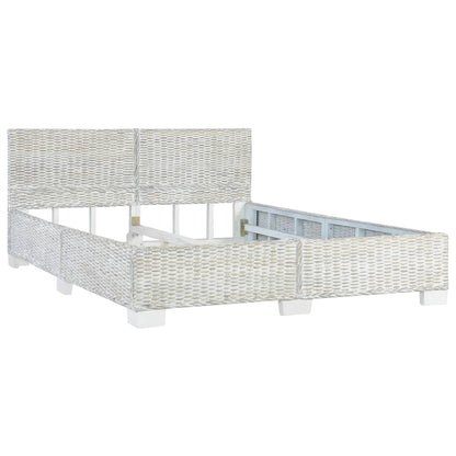 Giroletto senza Materasso Grigio Vero Rattan 140x200 cm