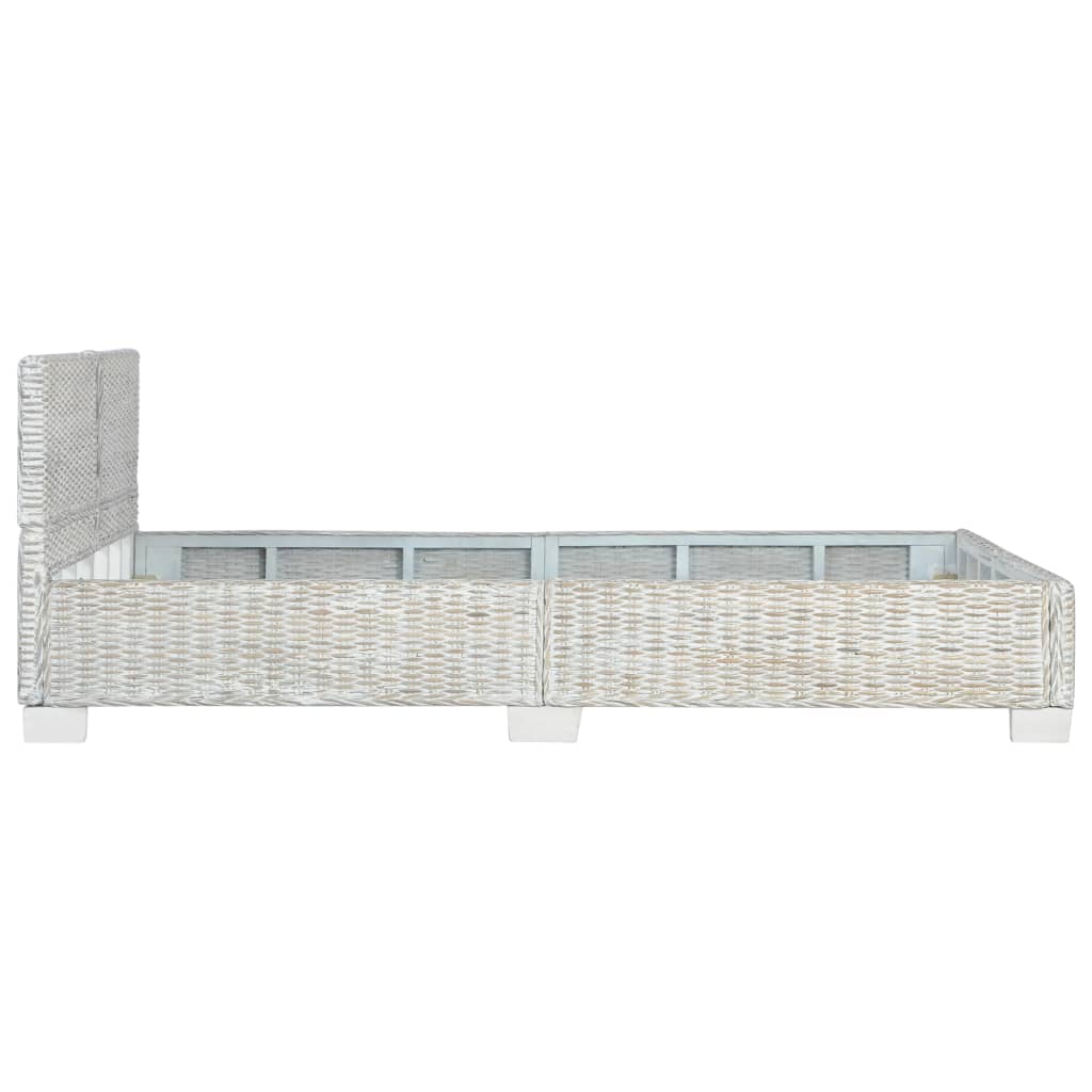 Giroletto senza Materasso Grigio Vero Rattan 140x200 cm