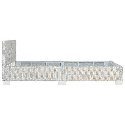 Giroletto senza Materasso Grigio Vero Rattan 140x200 cm