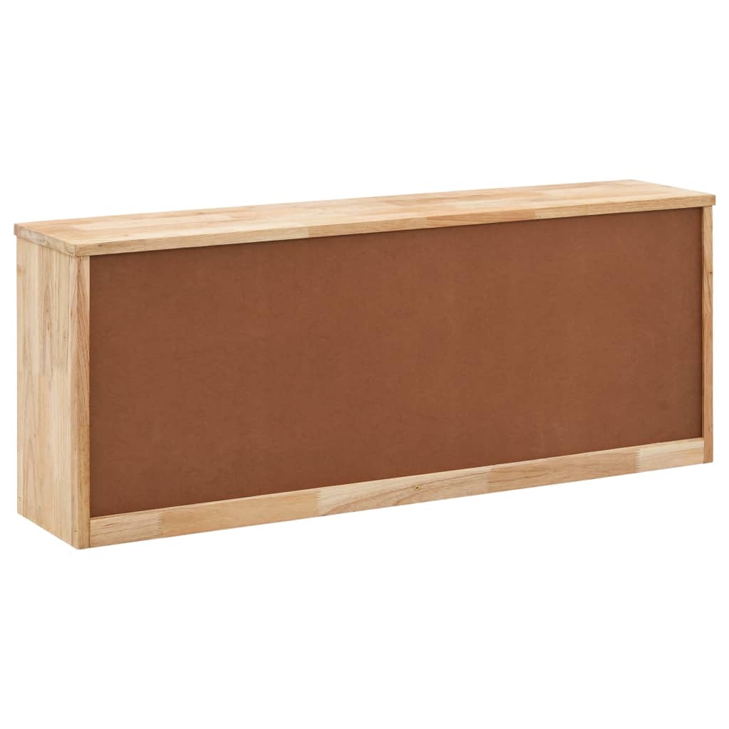 Panca con Scarpiera 94x20x38 cm in Legno Massello di Noce