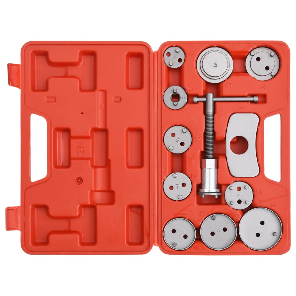 Kit Attrezzi 12 pz di Riavvolgimento Pinza del Freno a Disco
