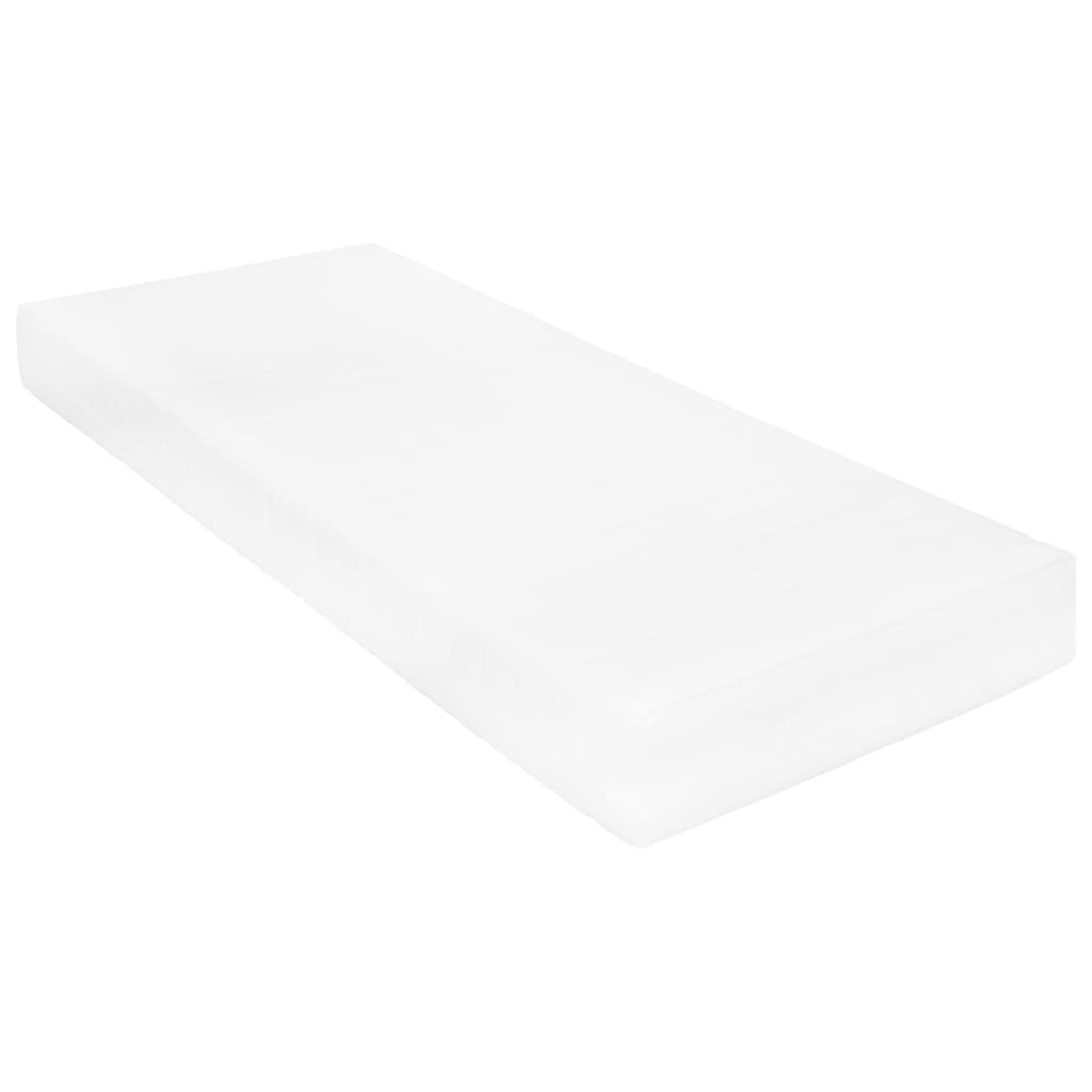 Materasso 90x200 cm 7 Zone Schiuma di Poliuretano 16 cm H2 H3