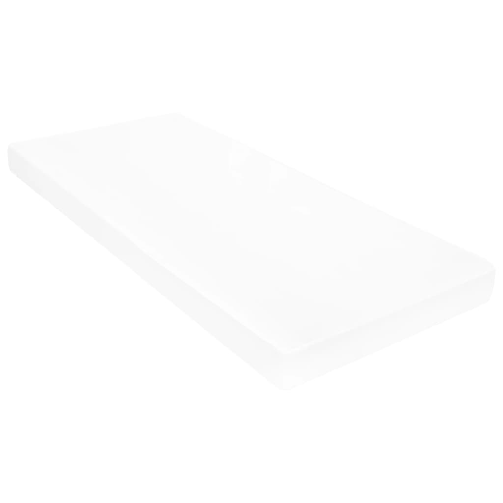 Materasso 80x200 cm 7 Zone Schiuma di Poliuretano 10 cm H2 H3