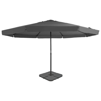 Parasole da Giardino con Base Portatile Antracite