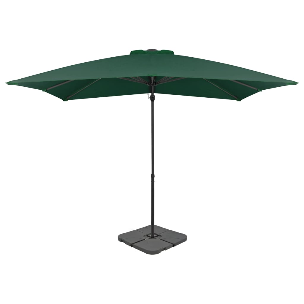 Ombrellone da Giardino con Base Portatile Antracite