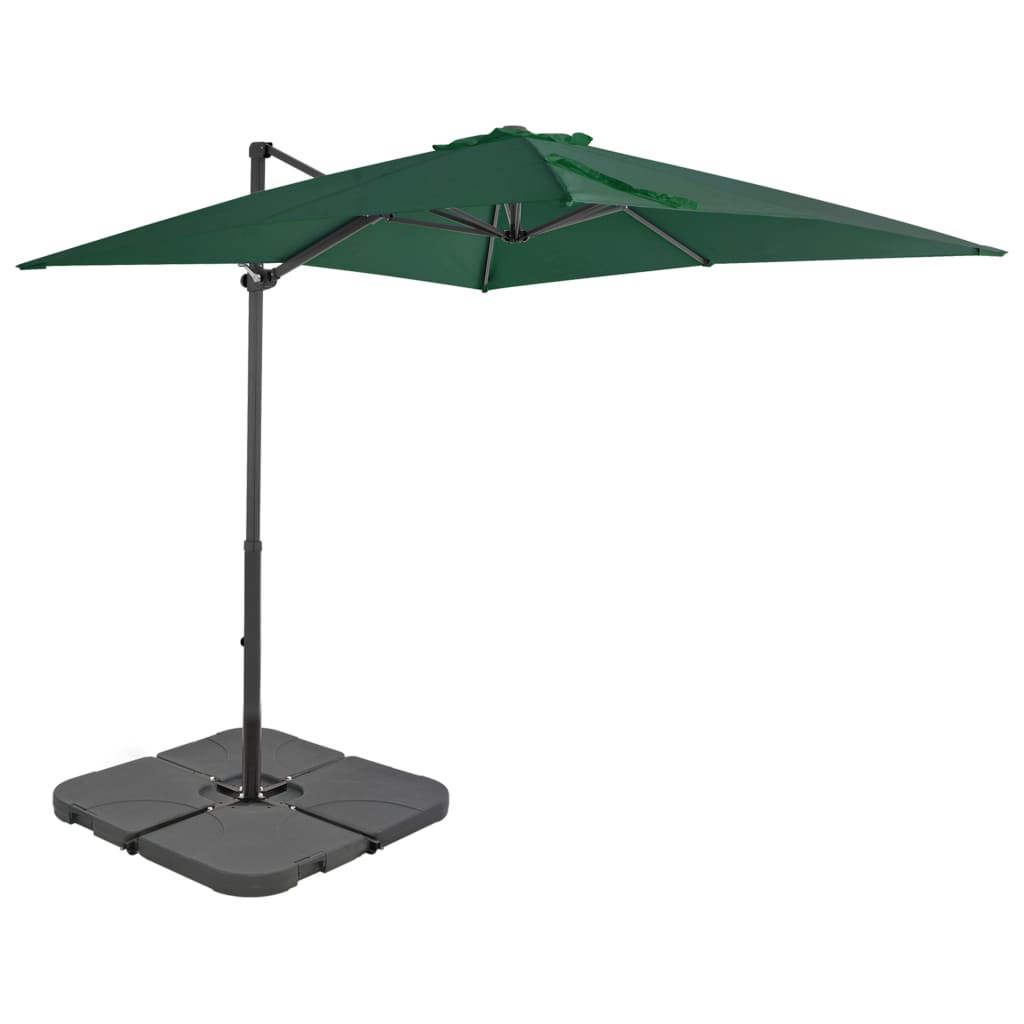 Ombrellone da Giardino con Base Portatile Antracite