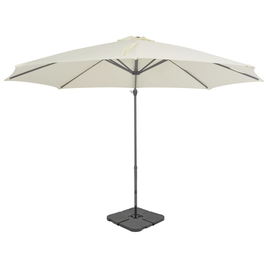 Ombrellone da Giardino con Base Portatile Sabbia