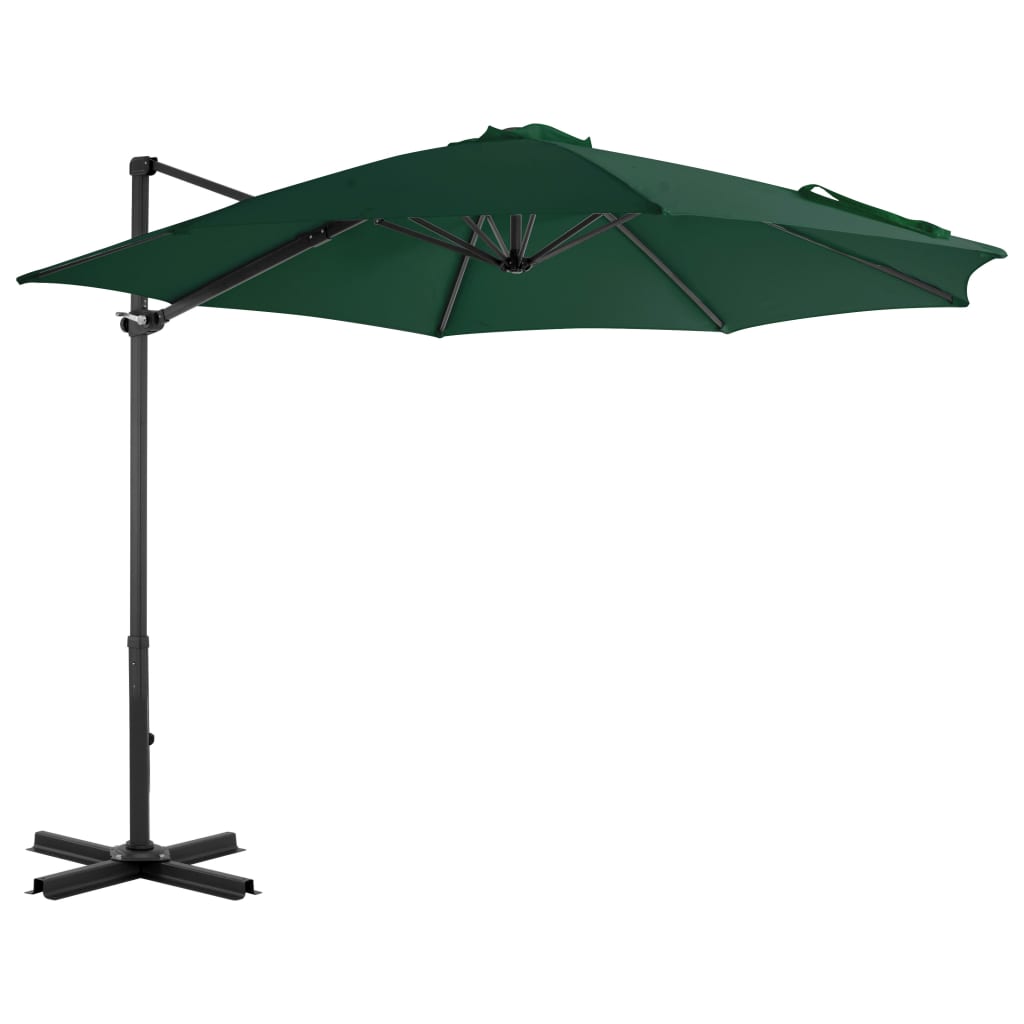 Ombrellone da Giardino con Base Portatile Antracite