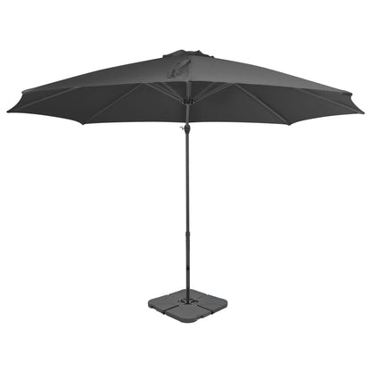 Parasole da Giardino con Base Portatile Antracite