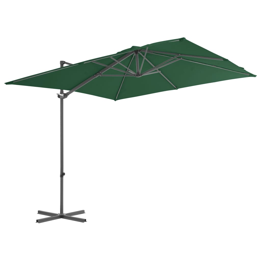 Ombrellone da Giardino con Base Portatile Antracite