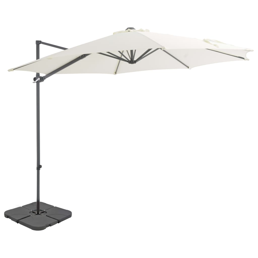 Ombrellone da Giardino con Base Portatile Sabbia