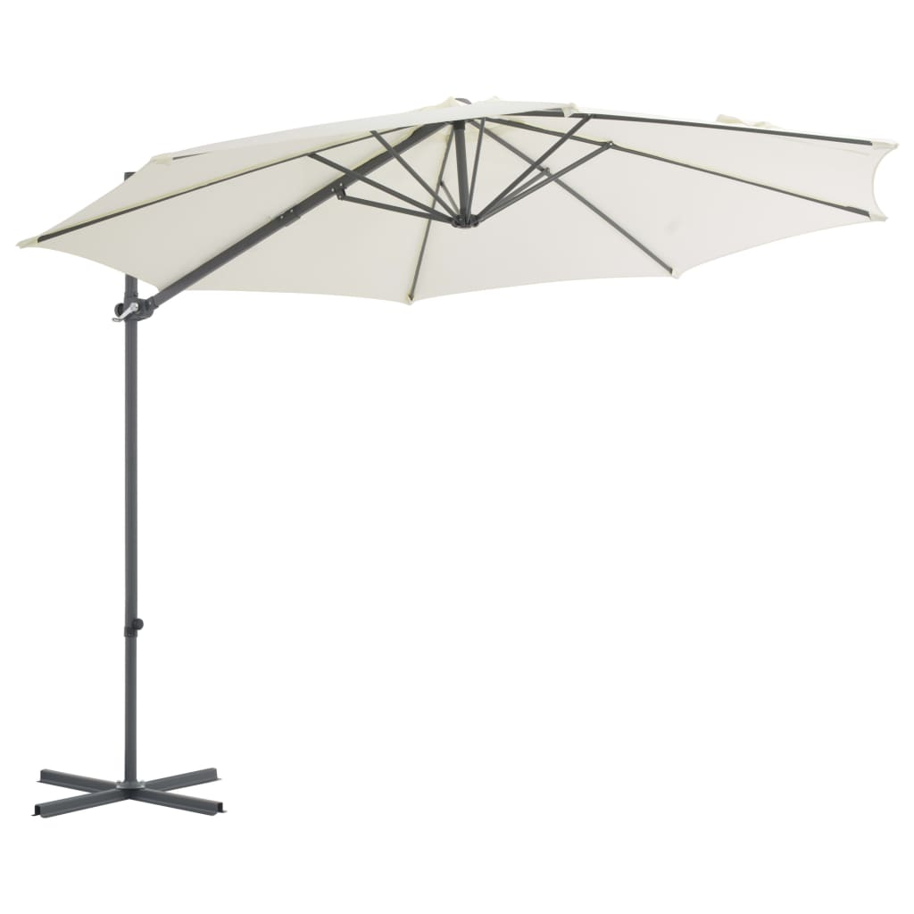 Ombrellone da Giardino con Base Portatile Sabbia
