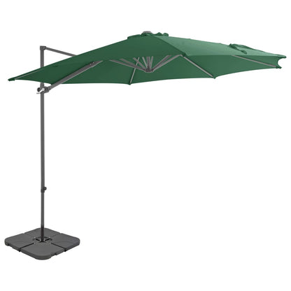 Ombrellone da Giardino con Base Portatile Antracite