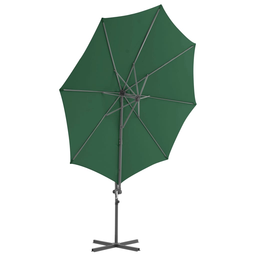 Ombrellone da Giardino con Base Portatile Antracite