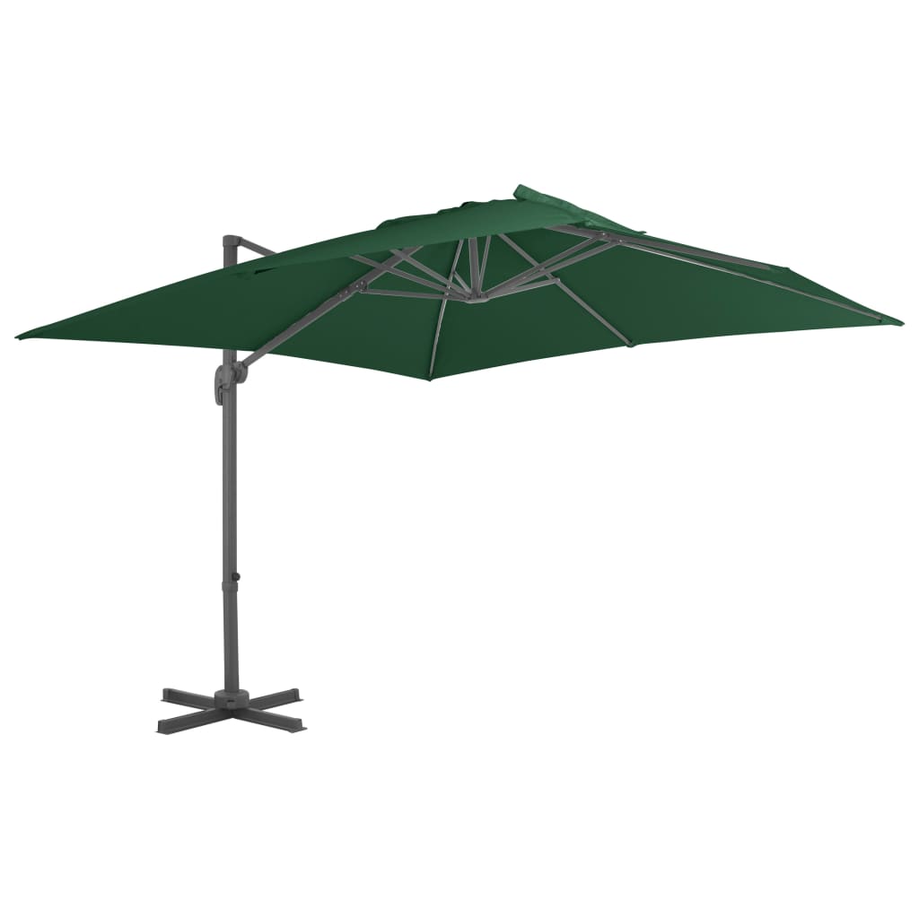 Ombrellone da Giardino con Base Portatile Antracite