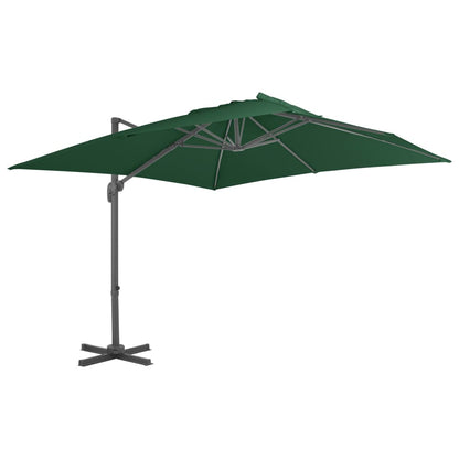 Ombrellone da Giardino con Base Portatile Antracite