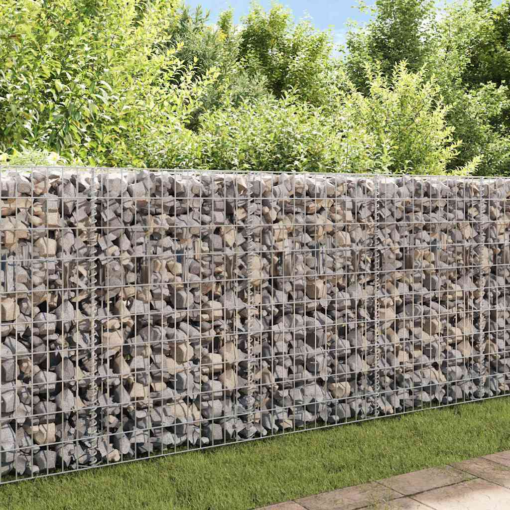 Gabbione in Acciaio Zincato 450x30x100 cm
