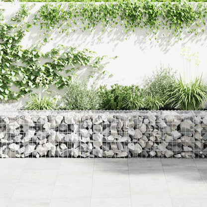 Gabbione con Copertura in Acciaio Zincato 300x50x50 cm