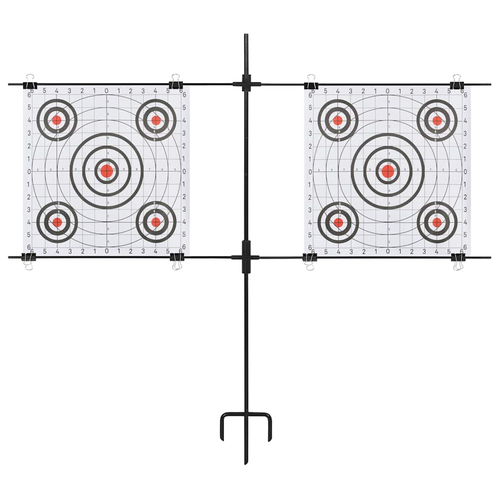 Supporto Bersagli di Carta con Fogli di Tiro 78x76cm Acciaio